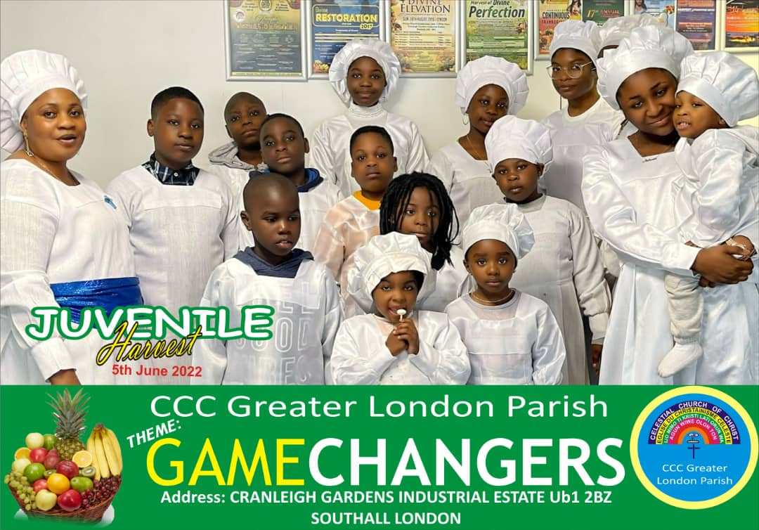 CCC JUVENILE HARVEST JUNE 2022 celestial church of christ uk, celestial church of christ near me, celestial church of christ songs, celestial church of christ london,